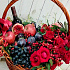 Корзинка фруктов и цветы  - Фото 2