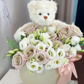 Цветы в коробке №659