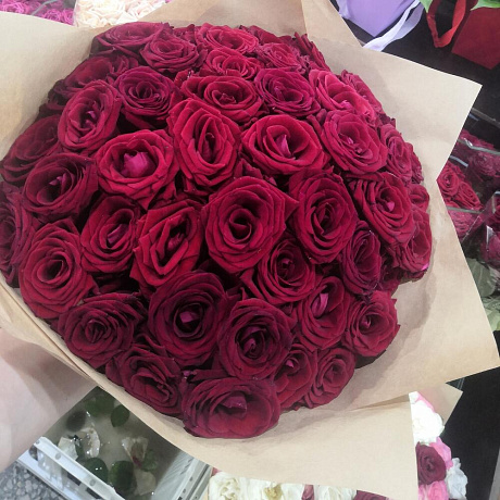 Букет из 51 розы ред наоми - Фото 4