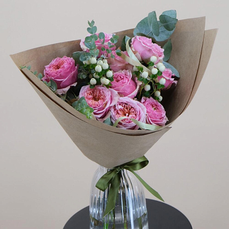 Букет цветов Pink Monster №2 - Фото 4