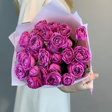 Букет цветов Малиновые пузырьки - Фото 2