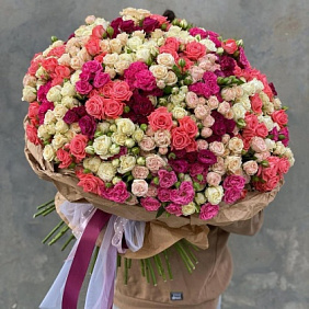 Букет цветов "Огромный фейерверк"
