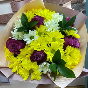 Букет цветов "Солнышко" №185