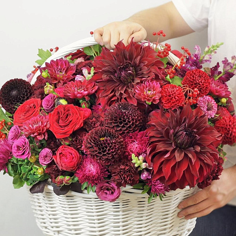 Корзина с цветами Luxury Flowers Роскошный подарок - Фото 3