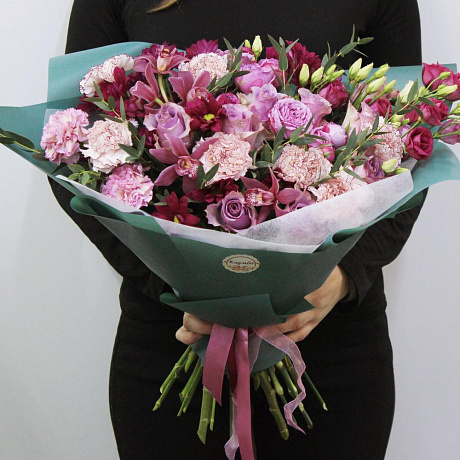 Букет Лиловый №160 - Фото 5