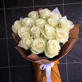 Букет цветов "Белая королева"