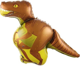 Шар фигура, Динозавр "Велоцираптор" - 104 см.