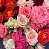 Букет 15 кустовых разноцветных Роз микс - Фото 2