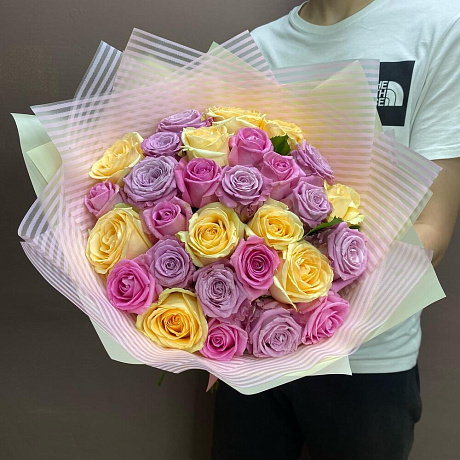 29 роз микс - Фото 2