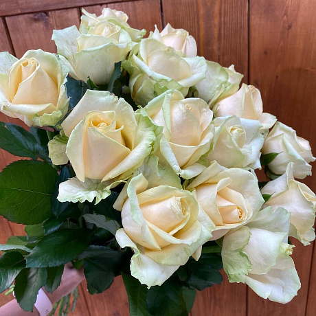 Букет цветов Кремовый - Фото 2