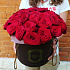 Шляпная коробка с розами Благодарное сердце - Фото 1