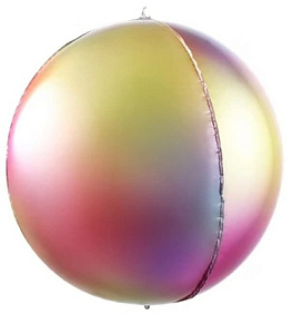 Шар сфера 3D "Градиент" (радужный)