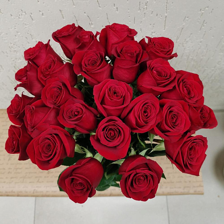 Букет 25 роз Эквадор 50см - Фото 5