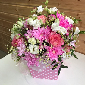 Цветы в коробке №260