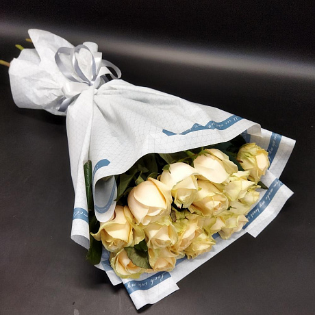 Букет цветов Пич Аваланж №160 - Фото 4