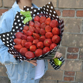 Букет цветов "Запах клубники"