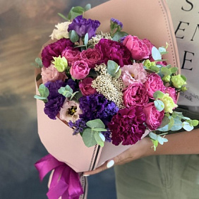 Букет цветов "Воздушный поцелуй" №162