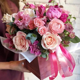 Красивая коробка цветов «Мираж»