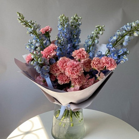 Трио Дельфиниум, Диантус и Латирус