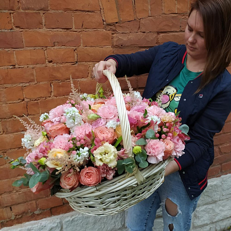Авторская корзина цветов VIP - Фото 2