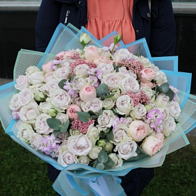 Букет цветов "Нежное облако" №164