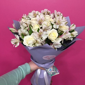 Букет цветов "Нежность чувств" №163