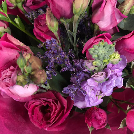 Букет цветов Hot pink - Фото 4