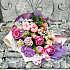 Нежный букет из роз и гиацинтов - Фото 2