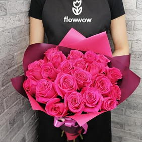 Букет из роз 21 VIP №160