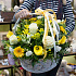 Корзина с цветами Golden flowers - Фото 1