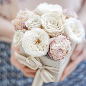 Букет для девушки "Шебби шик"