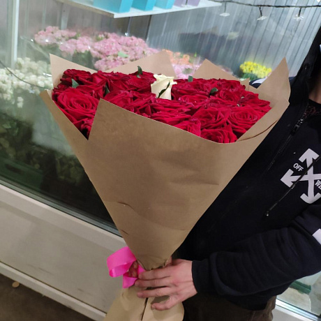 Букет из 51 розы №209 - Фото 3