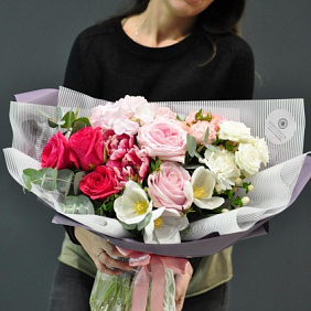 Букет цветов "Утренний бриз" №161