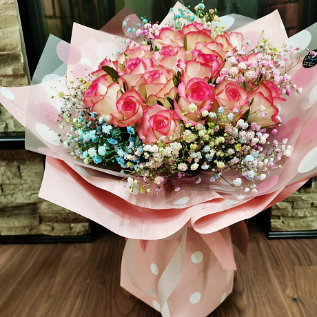 Букет цветов Романтик №161 - Фото 4