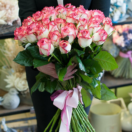 Букет из роз Джумелия - Фото 3