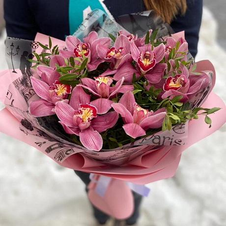 Букет «Красивая орхидея» - Фото 4