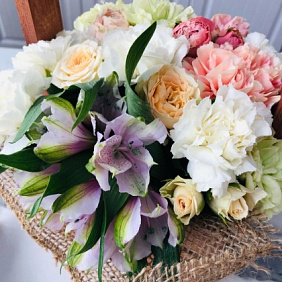 Ящик  с цветами №172