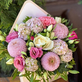 Цветы в коробке №571