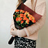 Букет Апероль 7 из оранжевых кустовых роз - Фото 1