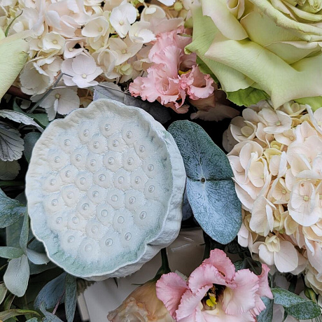 Букет цветов Осеннее лукошко - Фото 6