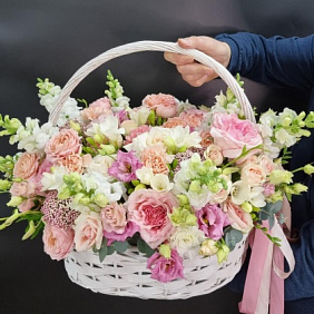 Корзина с цветами "Лесная Нимфа"