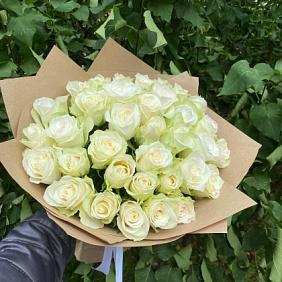 Букет из 35 роз микс №163