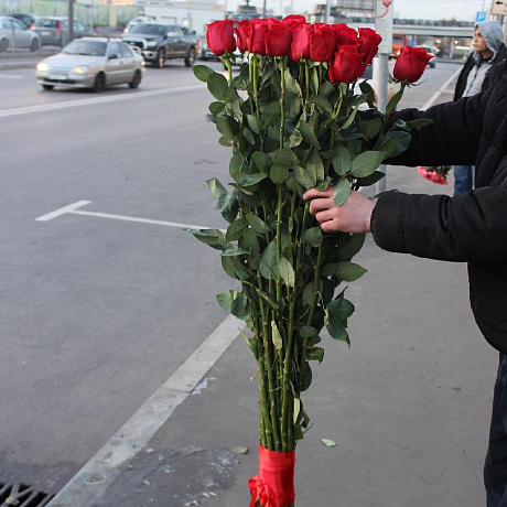 25 высоких роз 150см - Фото 3