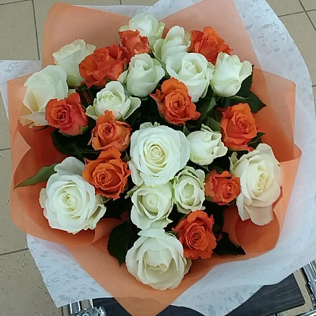 Роза 25 штук - Фото 4