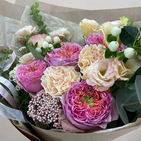 Букет с пионовидной Розой №160 - Фото 2