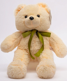 Мишка Баюн персиковый 45см