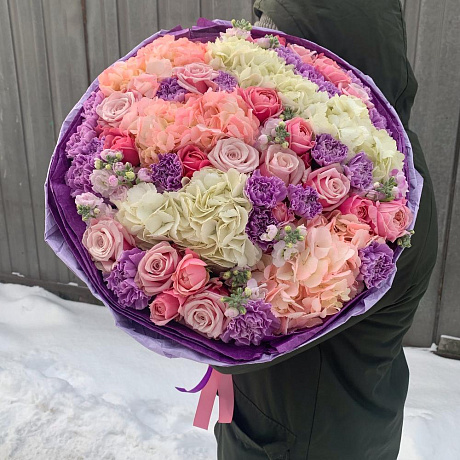 Букет цветов Счастливый день - Фото 4