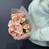 Букет из 7 кремовых кустовых роз - Фото 7