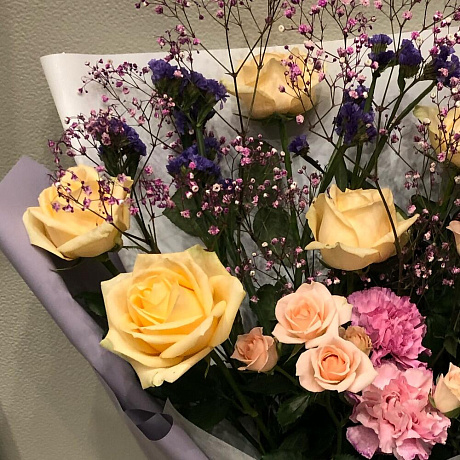 Букет роз на аквабоксе - Фото 5