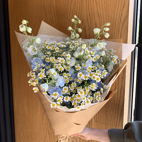 Букет полевой Солнечное небо - Фото 2